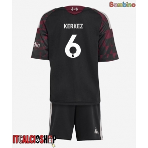 Liverpool Milos Kerkez #6 Terza Maglia Bambino 2026-27 Manica Corta (+ Pantaloni corti)